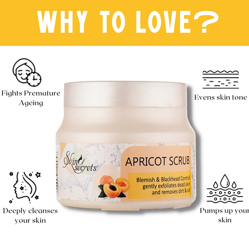 Skin Secrets India Apricot Scrub with Apricot & Walnut Grains| 500gm