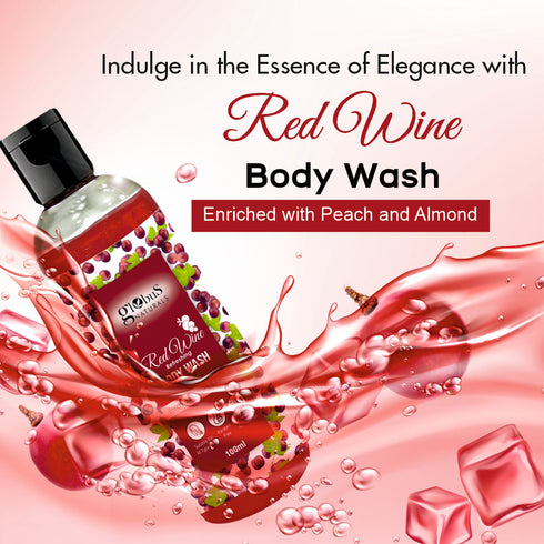 Globus Naturals Red Wine Refreshing Body Wash
