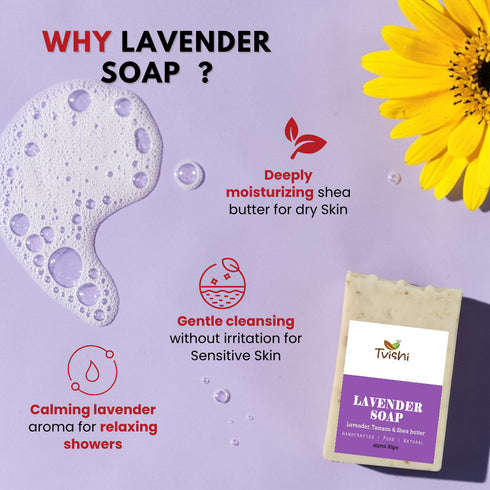 Tvishi Skincare Lavender Soap