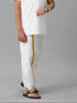 Ramraj Cotton Boys Readymade Single Layer White Dhoti