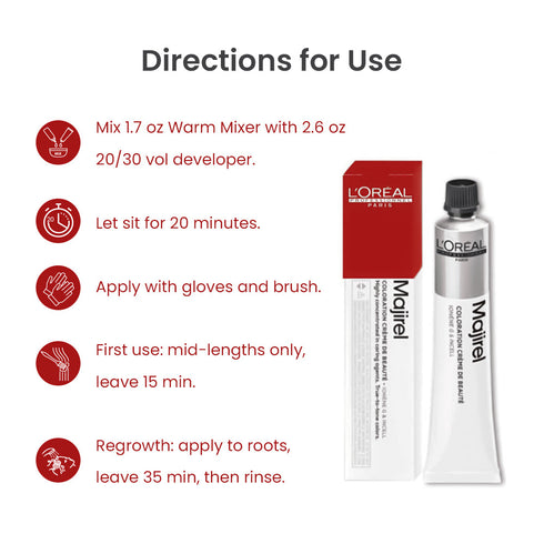 L'Oreal Professionnel Majirel 5.5 Mahogany Light Brown Permanent Hair Colour 50ml