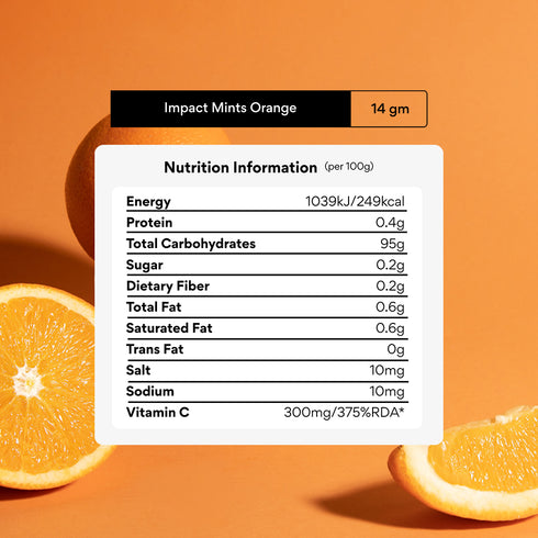 Impact Mints Orange Mints 14g