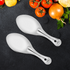 Vinod Stainless Steel Rice Server Rice Spoon Rice Chamcha Set of 2 25 cm High Grade Stainless Steel Mirror Finish Rust Free No 3