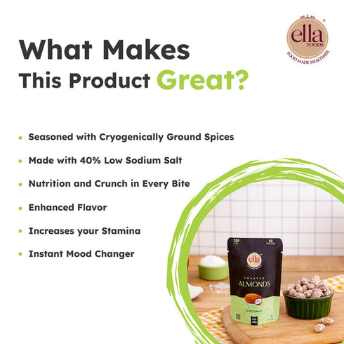 Ella Foods Coconut Toasted Almonds