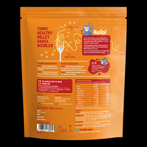 Slurrp Farm Millet Noodles - Curry Masala