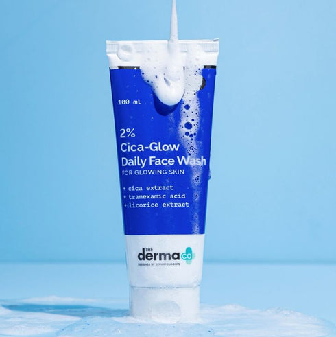 The Derma co 2% CicaGlow Daily Face Wash with Tranexamic Acid & Licorice Extract