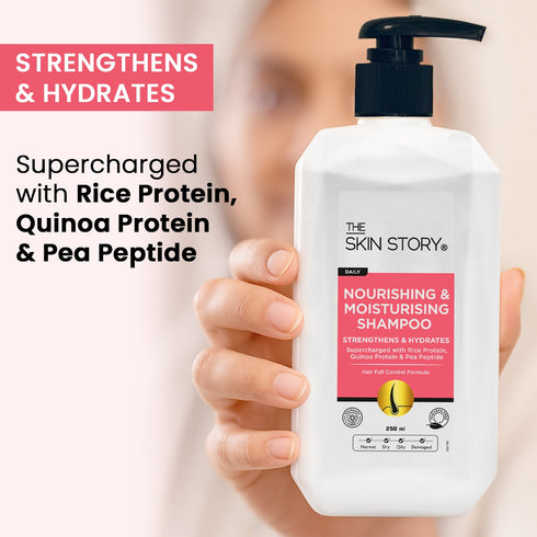 The Skin Story Hairfall Control Duo - Nourishing Moisturising Shampoo + Hair Mask