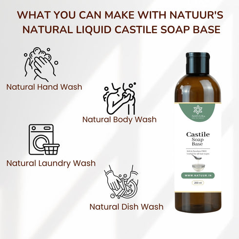 Natuur Castile Soap Base 200ml