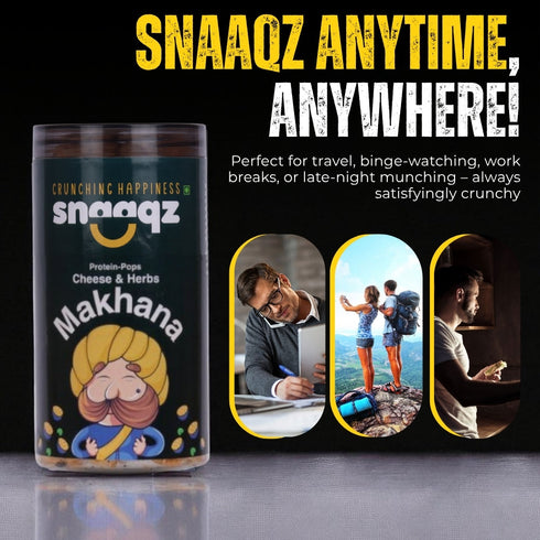 SNAAQZ Balanced Makhana Combo (Pack of 3)