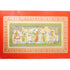 Palm Leaf Handmade Painting of Lord Krishna And Radha with Cow