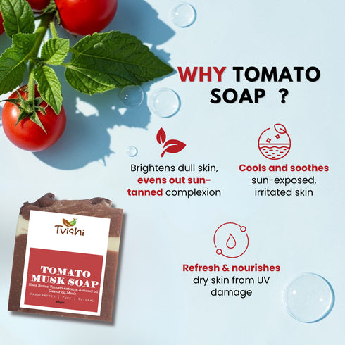 Tvishi Skincare Tomato & Musk Soap