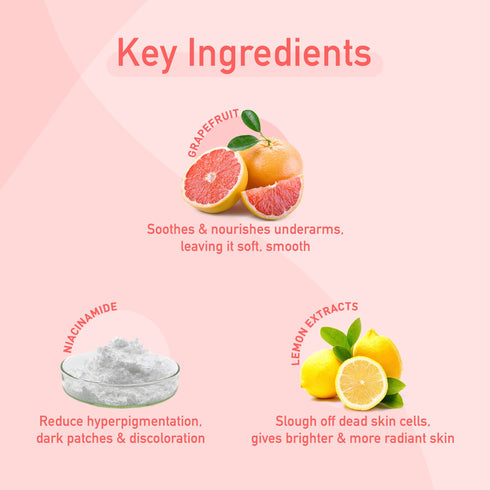 PureSense Joy Grapefruit Whitening Roll-on Deodorant
