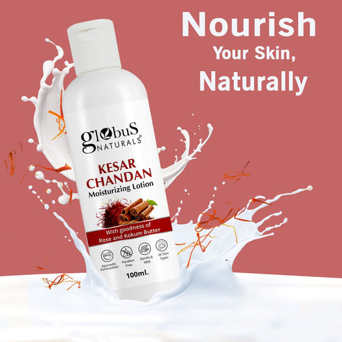 Globus Naturals Kesar Chandan Moisturizing Body Lotion