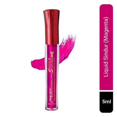 Keya Seth Aromatherapy Aromatic 100% Natural Liquid Sindoor (Magenta)
