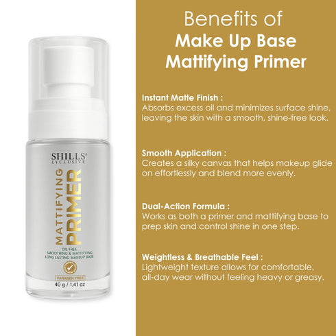 Shills Professional Make Up Base Mattifying Primer