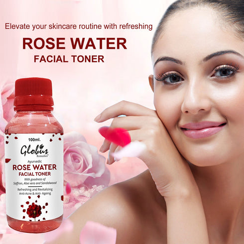 Globus Naturals Ayurvedic Rose Water Facial Toner