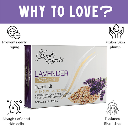 Skin Secrets Lavender Oatmeal Facial Kit 510gm