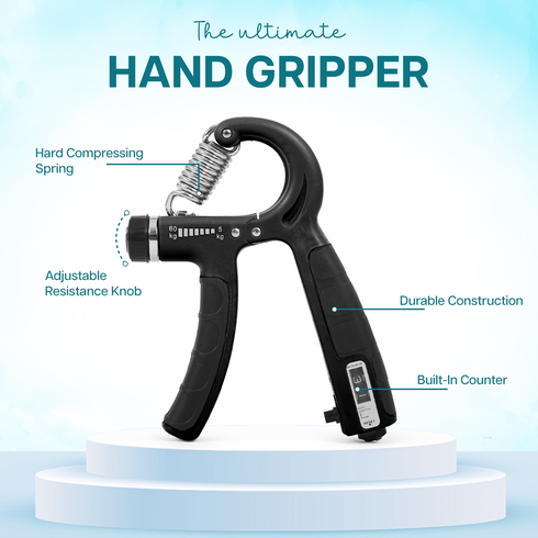 Wiselife Adjustable Hand Grip with Automatic Counter