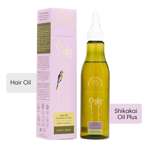 Theearthcollective in Shikakai Oil Plus Hair Oil For Breakage Prone Hair Sesame & Brahmi