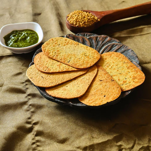 Healthy Master Roasted Whole Wheat Methi Pocket Khakhra