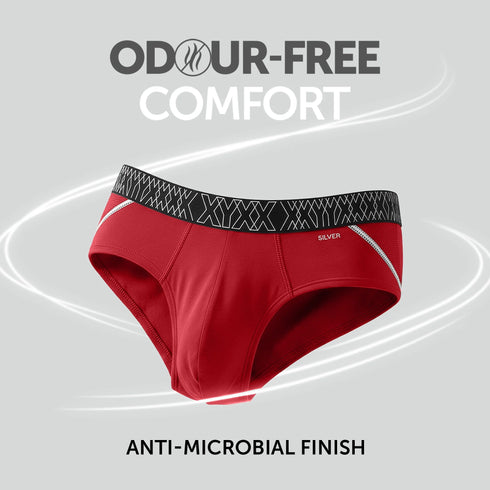 XYXX Sprint Cotton Stretch Briefs Rio Red