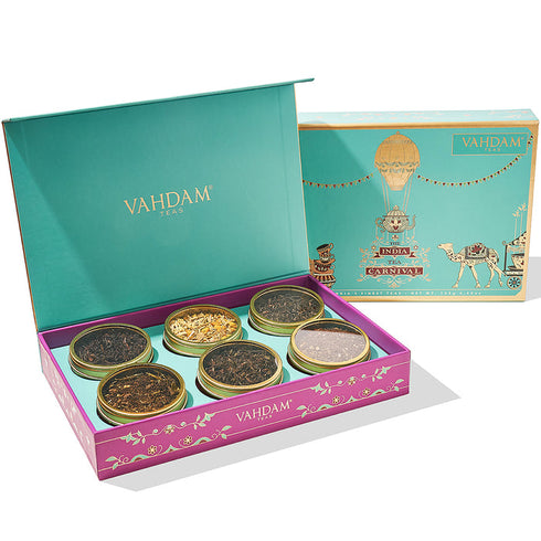Vahdam Tea The India Tea Carnival Gift Set 6 Teas