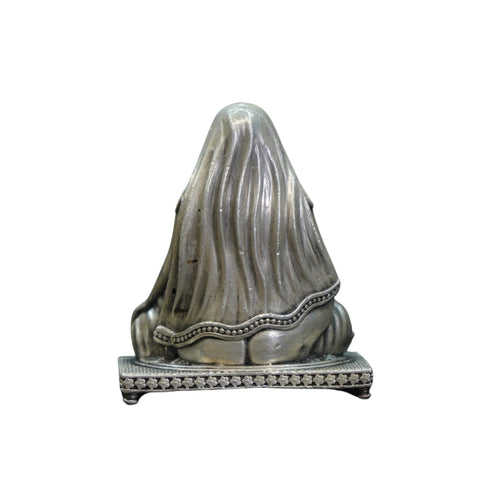 Pure Silver Antique Raghavendra Idol Small 59.61G By Mahita Collections