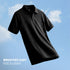 XYXX Nova Combed Cotton Polo T-shirts Pitch Black