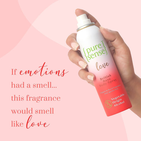 PureSense Love British Rose Body Spray | From the makers of Parachute Advansed