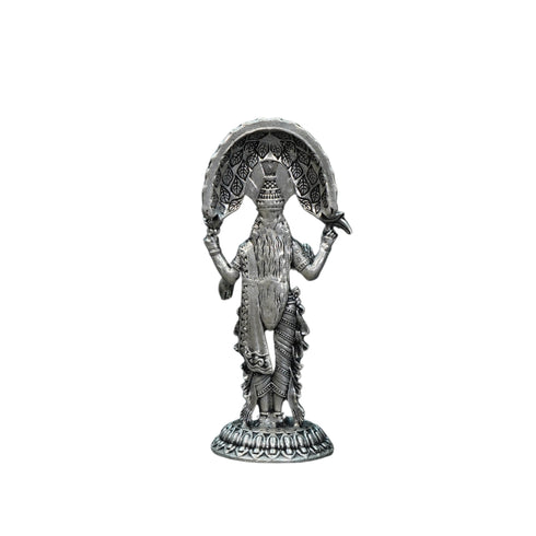 Pure Silver Antique Vasavi Devi Standing Big 60.70G By Mahita Collections