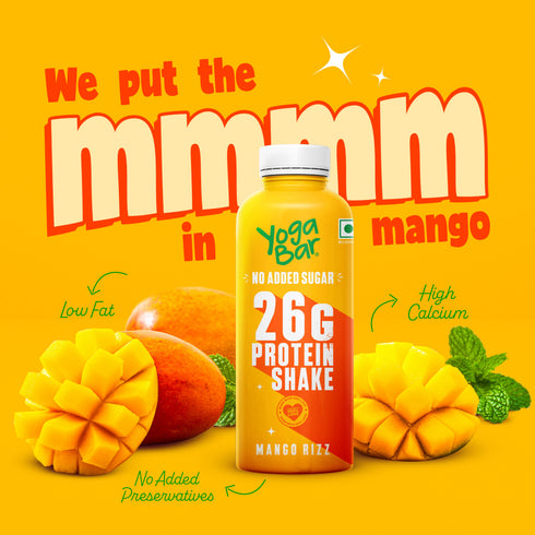 Yoga Bar 26g Protein Shake Mango Rizz
