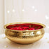 Classic Metal Hammered Urli, Gold