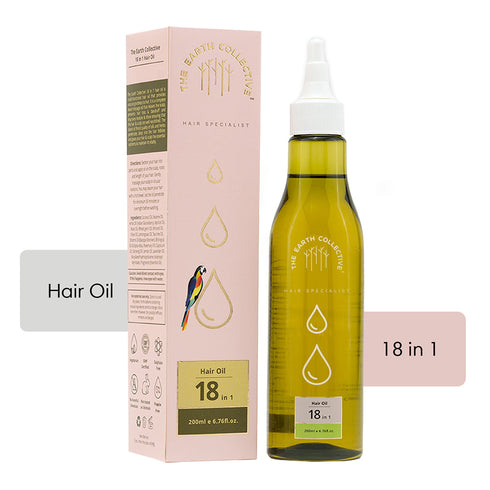 Theearthcollective in 18 in 1 Hair Oil The Multi functional Oil A complete blend