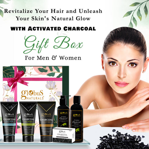 Globus Naturals Charcoal Detox Rakhi Gift Box - For Brother and Sister - Set of 6