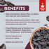 Nutty Yogi Black Raisin 1.5kgs jar Pack of 1 seedless