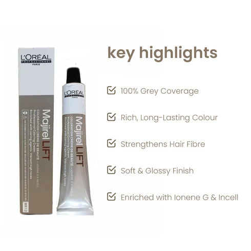 L'Oreal Professionnel Majirel High Lift 12.7 Matte Very Light Brown Permanent Hair Colour 50ml
