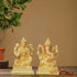 Brass Laxmi Ganesh Pair God Idol Statue 0.4Kg