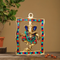 Brass Wall Hanging Ganesh Statue With Coral 0.98Kg