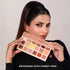 Praush Omni Nude Eyeshadow Palette + Eye Brush Set (15 pcs) Bundle