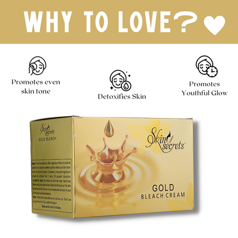 Skin Secrets 24 Carat Gold Bleach with Gold Dust & Lemon Oil