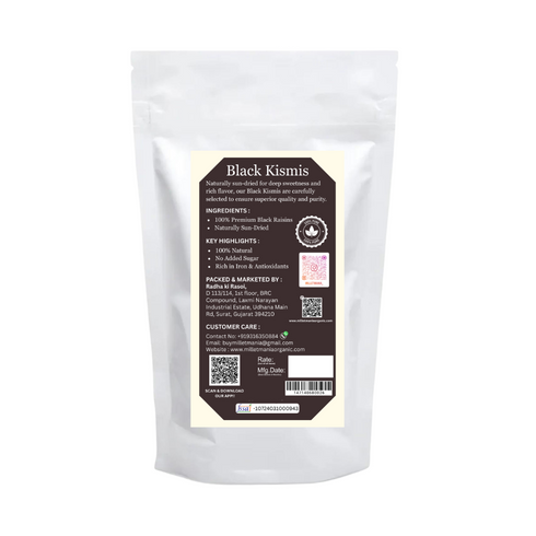 Millet Mania Black Kismis Black Raisins