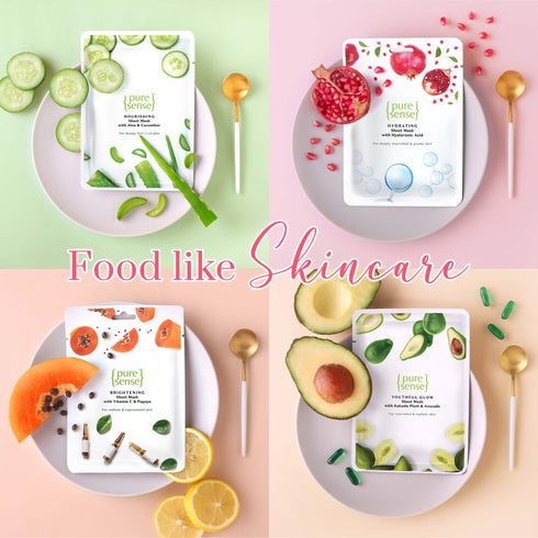 PureSense Sheet Mask (Pack of 4) | From the makers of Parachute Advansed