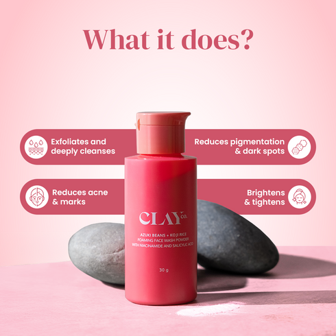 ClayCo Exfoliating Azuki Beans & Koji Rice Foaming Enzyme Powder