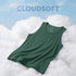 XYXX Ace Modal-Cotton Vest Forest Green