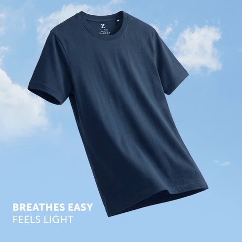 XYXX Pace Combed Cotton T-shirts Isle Blue