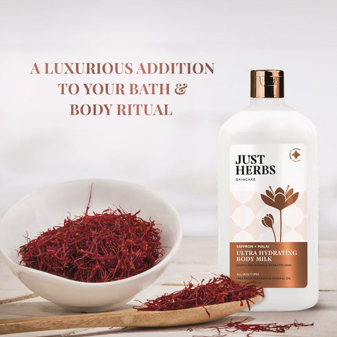 Jest Ultra Hydrating Body Milk with Saffron and Malai