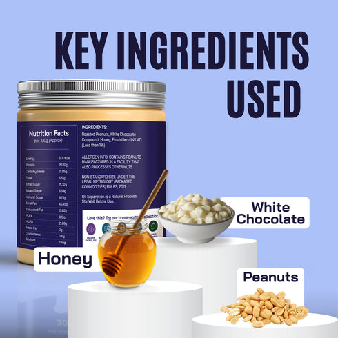 Fitfeast White Chocolate Peanut Butter 400g
