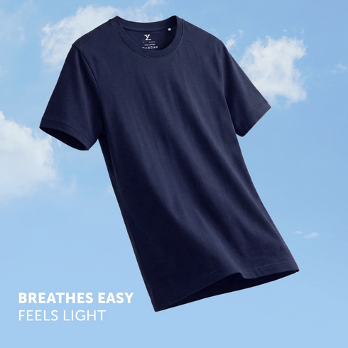 XYXX Pace Combed Cotton T-shirts Midnight Blue