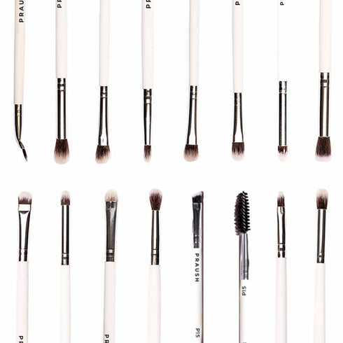 Praush 15 Pcs Professional Eye Brush Set