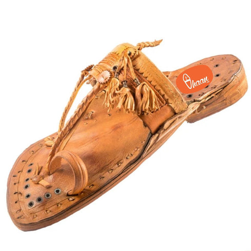 Vhaanfootwear Kapashi Kolhapuri Chappal For Men With Royal Sound